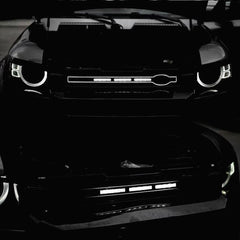 LAND ROVER DEFENDER L663 2020 ON V2 LED DYNAMIC FRONT GRILL - GLOSS BLACK - RisperStyling
