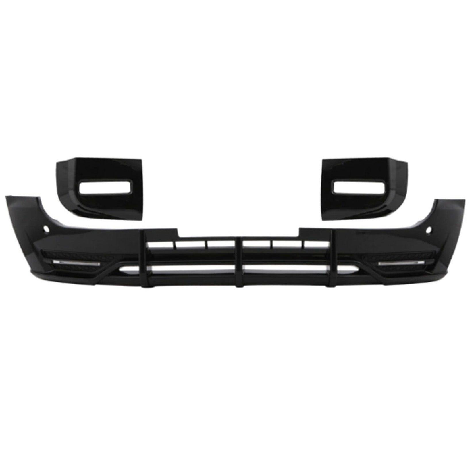 LAND ROVER DEFENDER L663 90 & 110 2020 ON – FRONT BUMPER SPLITTER IN GLOSS BLACK - RisperStyling