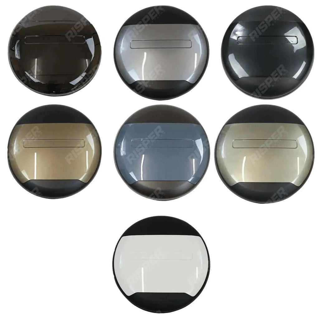 Carpathian Grey Spare Tire Cover For Land Rover Defender 2020+ Models - ABS, Noise-Reduced - View #12