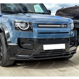 Land Rover Defender L663 90 / 110 / 130 2020 Onward – Front Bumper Splitter in Gloss Black Bumper Splitter