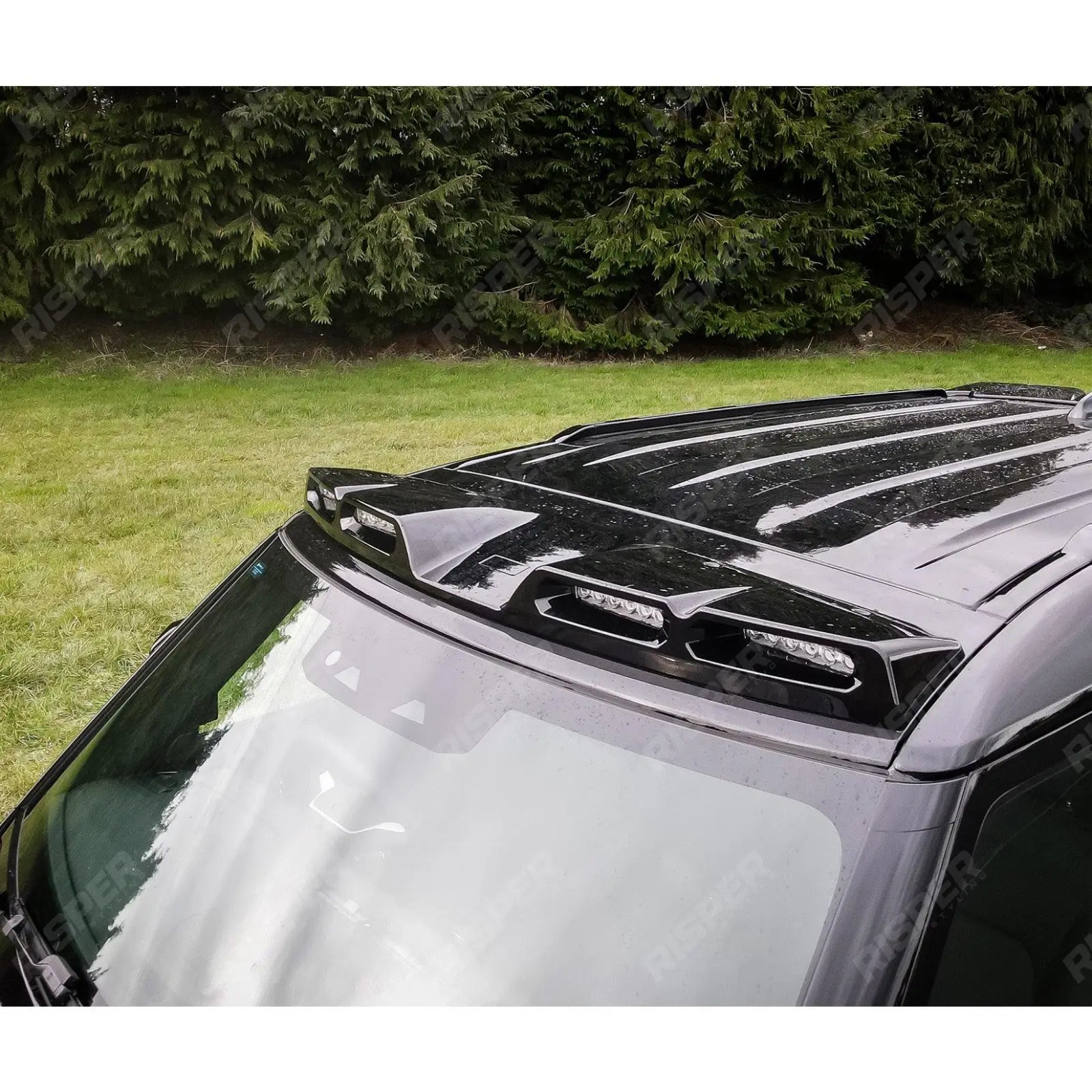 Land Rover Defender L663 90/110/130 2020+ Roof Light Pod V2 In Gloss Black