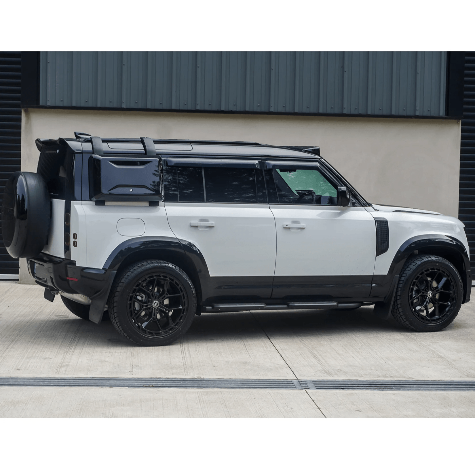 Land Rover Defender L663 90/110/130 2020 Gloss Black On OEM Style Side ...