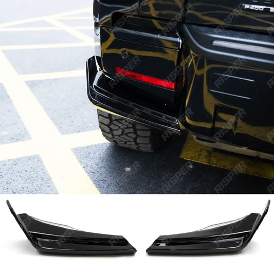 Land Rover Defender L663 Rear End Pieces In Gloss Black Body Trims