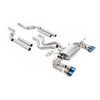 Landrover Defender 110 OCTA P635 4.4 V8 Milltek Exhaust System Burnt / Blue Titanium Tips Exhaust Systems