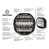 Lazer Lamps Sentinel 9" Elite - LED Spot Lamp