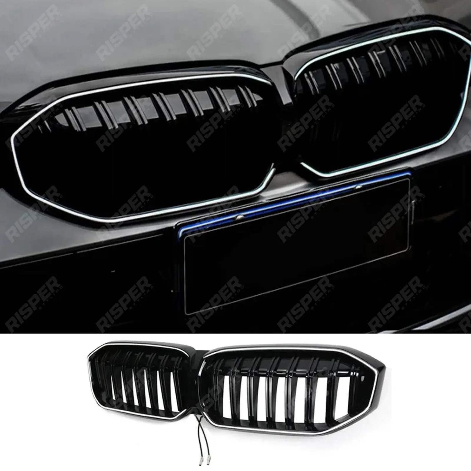 BMW 3 Series G20 LCI 2022+ LED Slatted Front Grill Main image