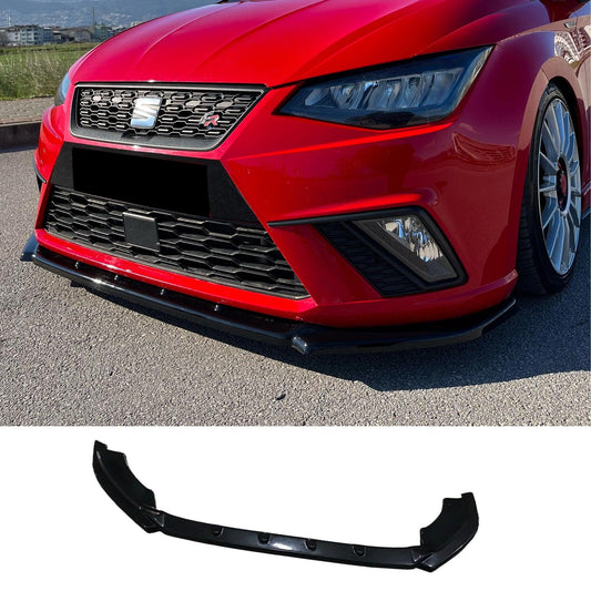 Seat Ibiza MK5 2017-2021 Risper Front Splitter In Gloss Black