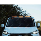 Ford Transit Custom MK2 2024 on Luminex Roof Light Pod With Amber Strobe In Gloss Black Lights