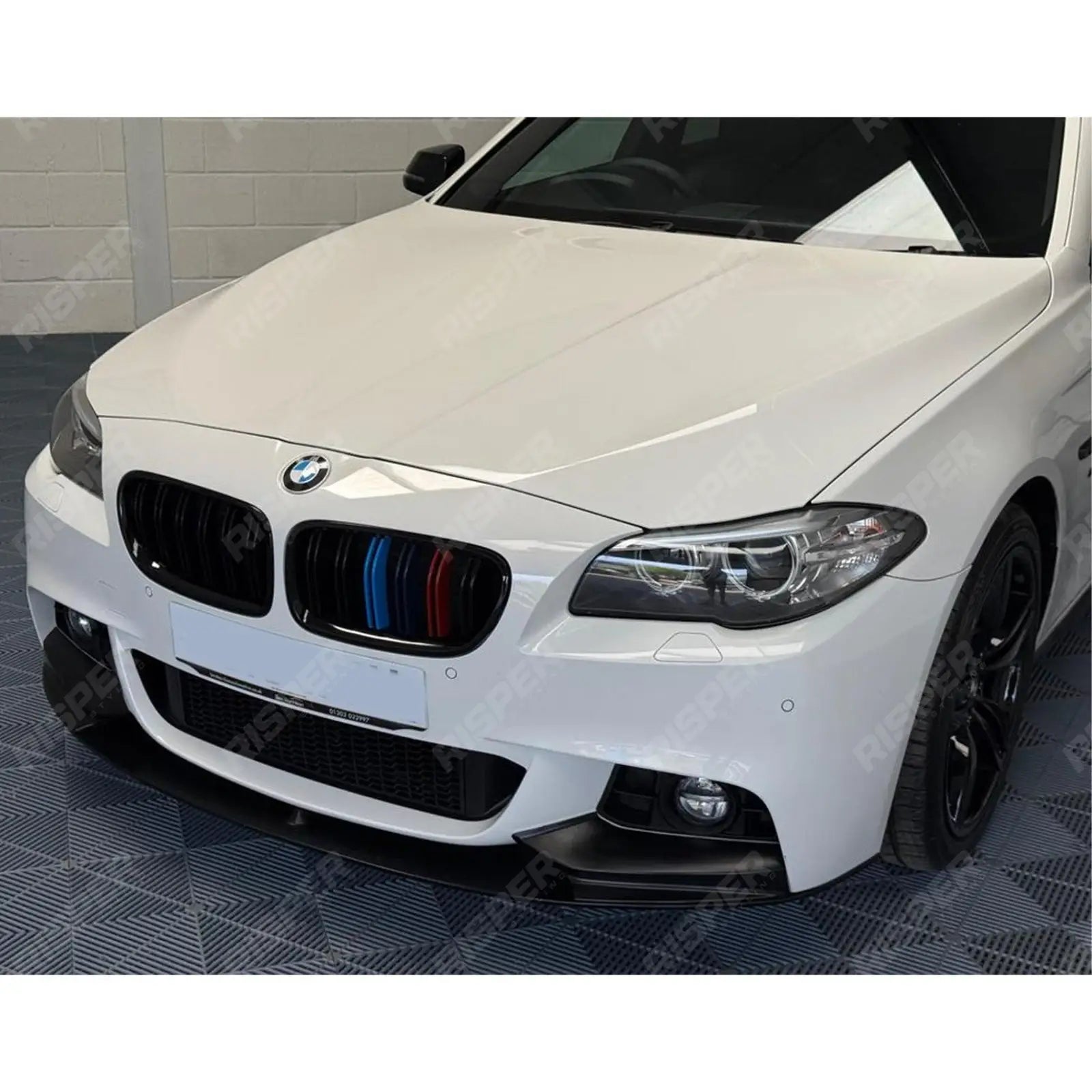 BMW 5 Series M Sport F10 F11 2009 - 2017 - M Performance Front Splitter in Matte Black