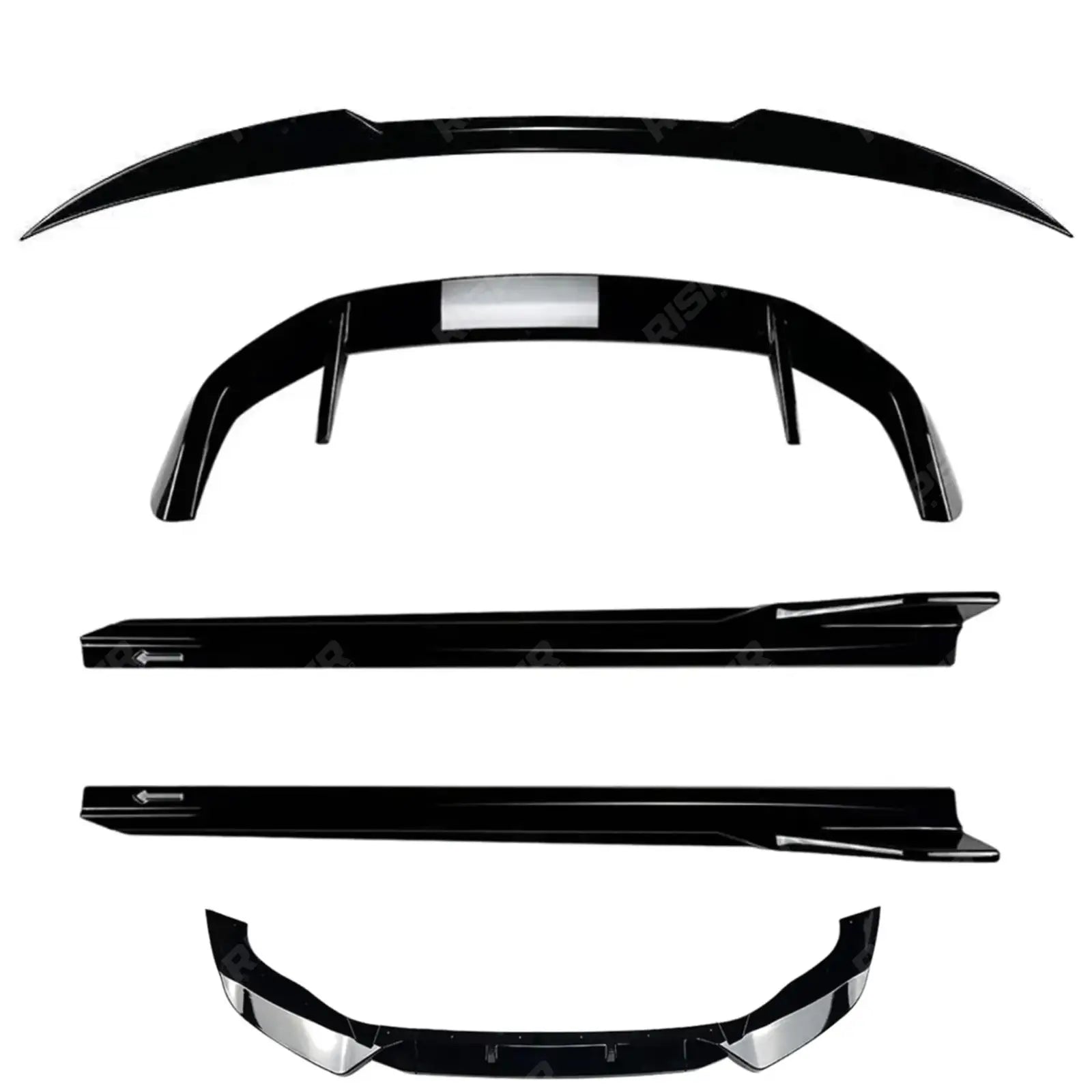 M Sport Aero Kit in Gloss Black For BMW X3 G01 LCI 2022-2024 - Aero Kit