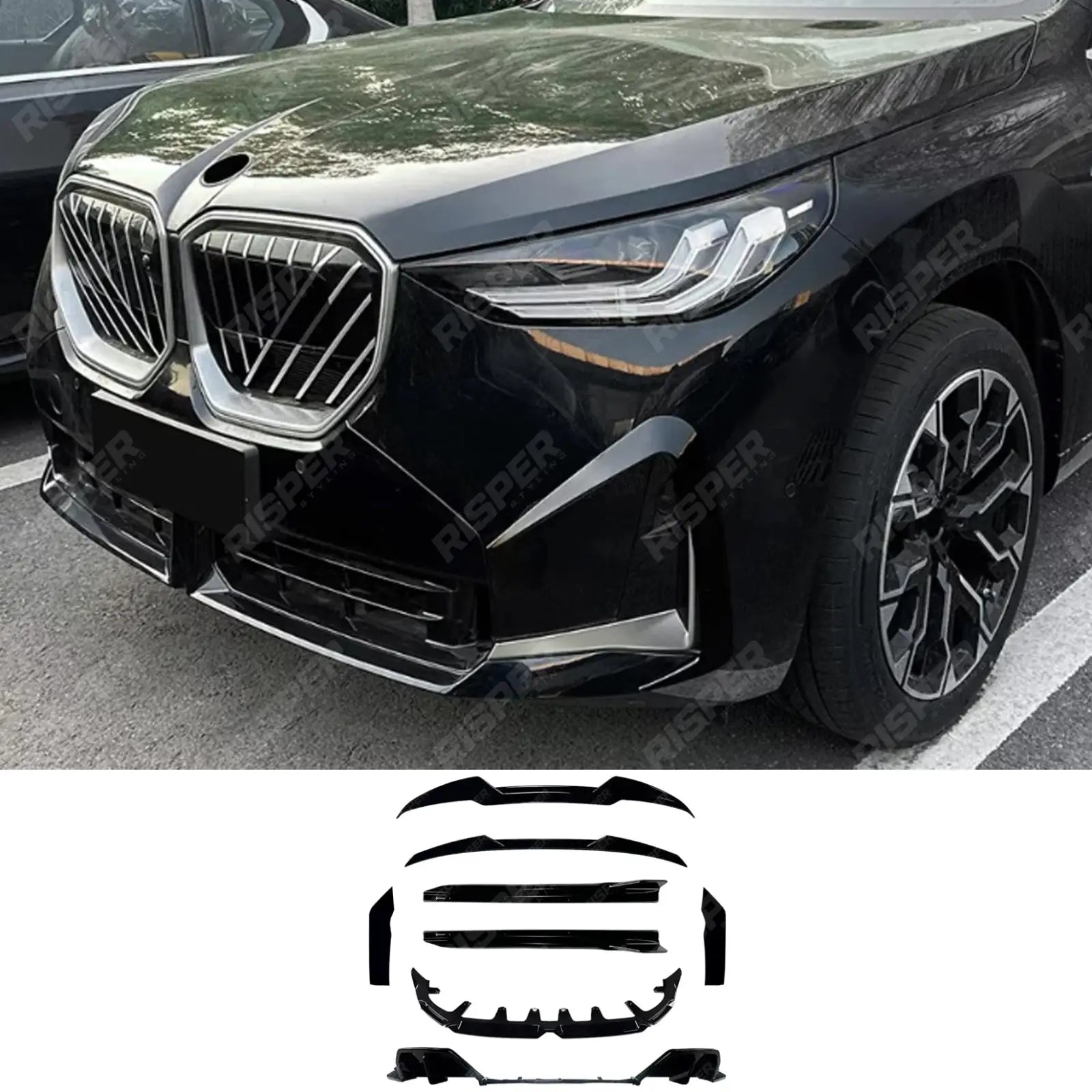 M Sport Aero Kit in Gloss Black For BMW X3 G45 2025+ - Aero Kit