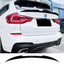 M Sport Mid Spoiler in Gloss Black BMW X3 G01 LCI 2022-2024 - Rear Spoilers