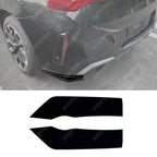 BMW X3 G45 2025+ M-Sport Rear Bumper Corner Splitters In Gloss Black Rear Bumper Splitter