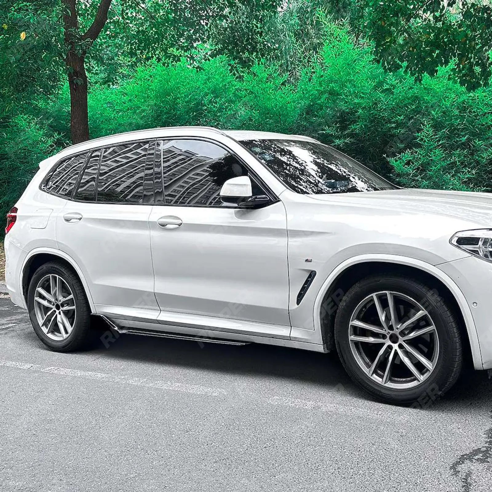 M Sport Side Skirts in Gloss Black For BMW X3 G01 LCI 2022-2024 - Side Skirt Splitters
