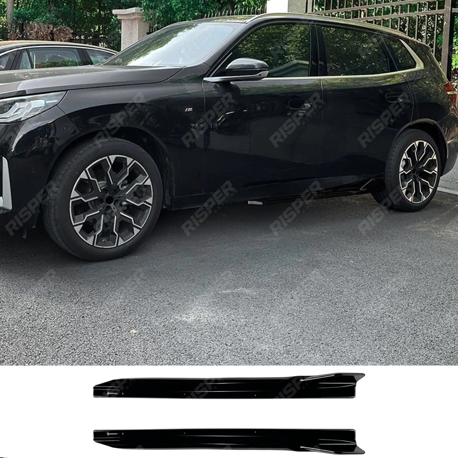 M Sport Side Skirts in Gloss Black For BMW X3 G45 2025+ - Side Skirt Splitters