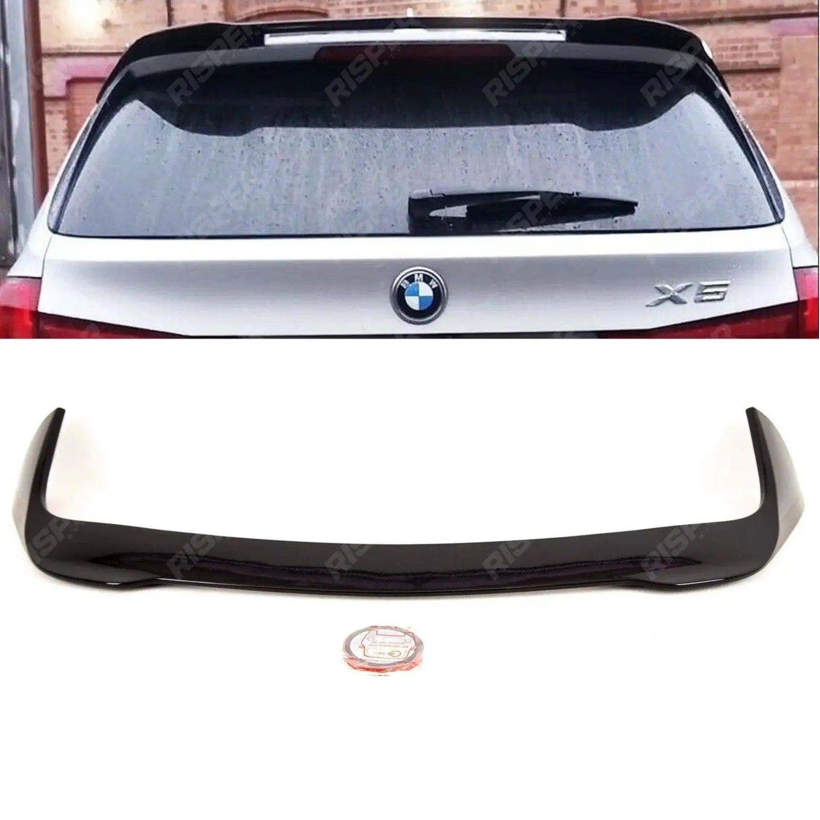 BMW X5 F15 2013 - 2018 M Sport Style Rear Spoiler in Gloss Black Main image