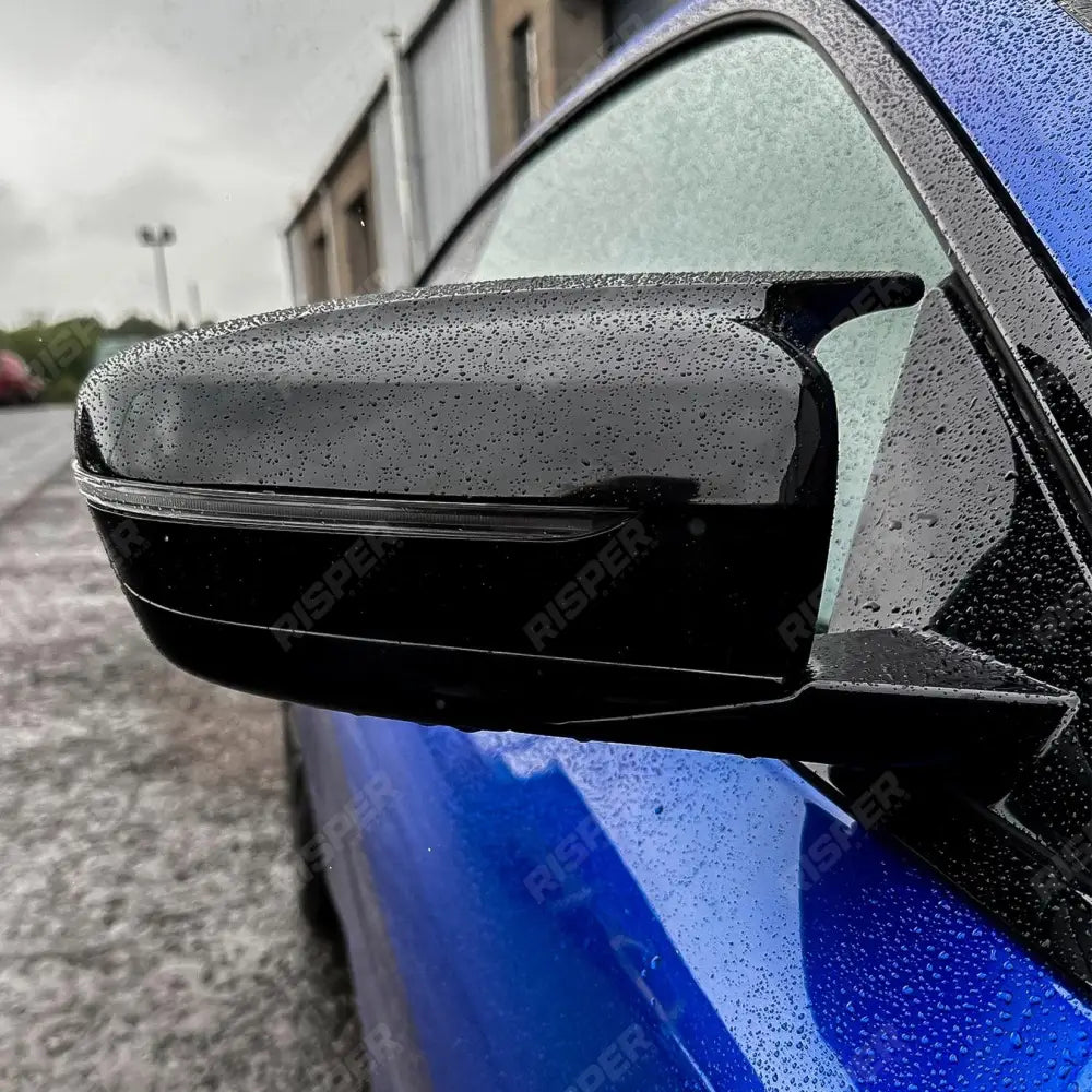 M Style Mirror Covers in Gloss Black for BMW G Series GXX