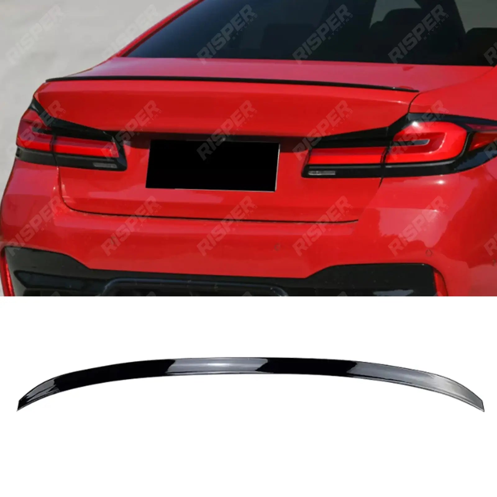 BMW 5 Series G30 M5 Look Rear Spoiler In Gloss Black Rear Spoilers Main image