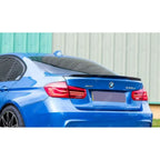 BMW 3 Series F30 M Sport 2012-2018 Matte Black Full Aero Body Kit - Diffuser 00__00 Aero Kit