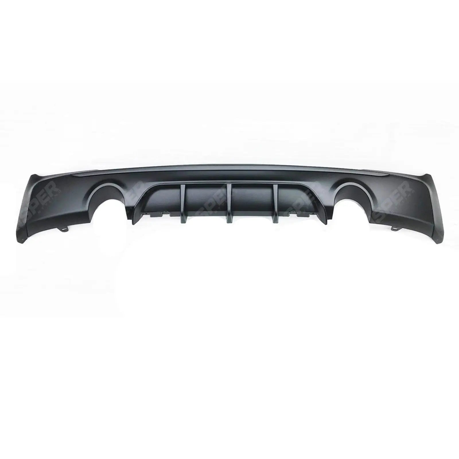 Matte Black Rear Diffuser Dual Single Exit For BMW 2 Series F22 M Sport 2013-2018 Secondary image