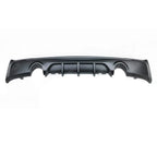 BMW 2 Series F22 M Sport 2013 - 2018 Matte Black Rear Diffuser - Dual Single Exit