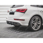 AUDI SQ5 MK1 (8R) 2012 - 2017 - MAXTON REAR BUMPER SPLITTERS - GLOSS BLACK