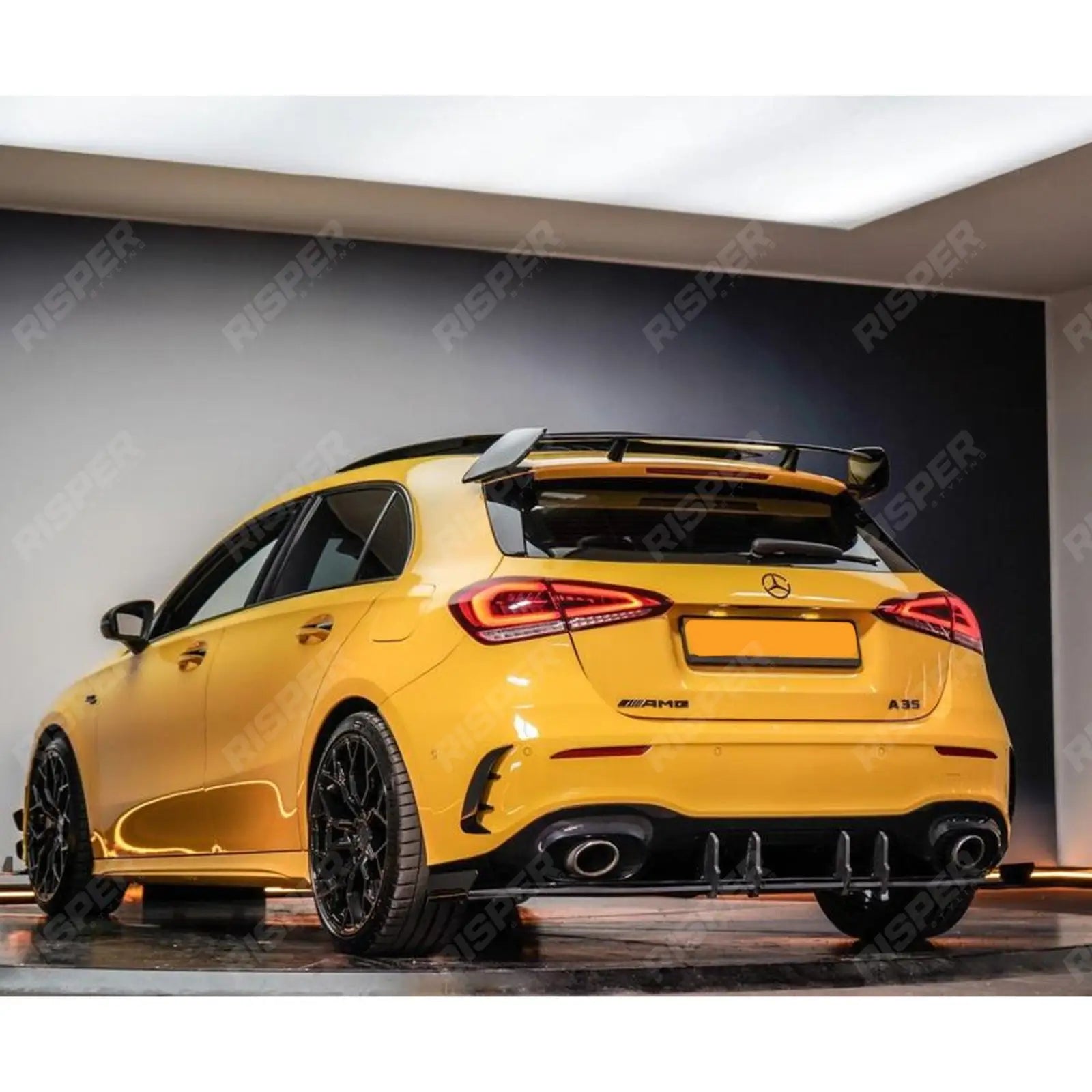 Mercedes A Class W177 2018+ - A45 Style Rear Spoiler - Gloss Black Spoiler