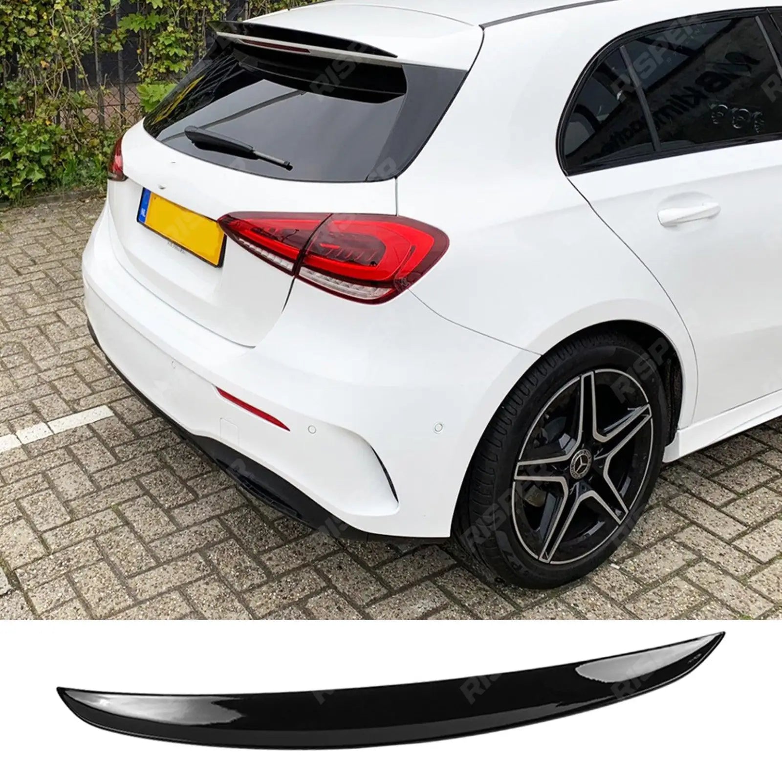 Mercedes A Class W177 2020+ - A35 Amg Style Rear Spoiler - Gloss Black