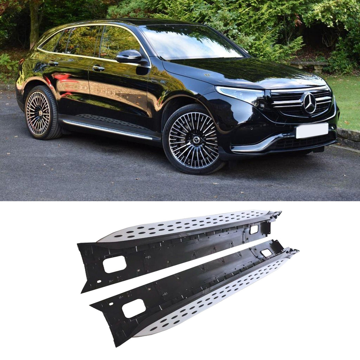 MERCEDES BENZ EQC N293 2019 ON OE STYLE RUNNING BOARDS – SIDE STEPS – PAIR