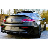 Mercedes C-Class C205 Coupe - 2014-2019 - FD Style Spoiler - Gloss Black Spoiler