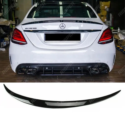 Mercedes C-Class Coupe 2014-2019 - AMG OE Style Spoiler - Gloss Black Spoiler