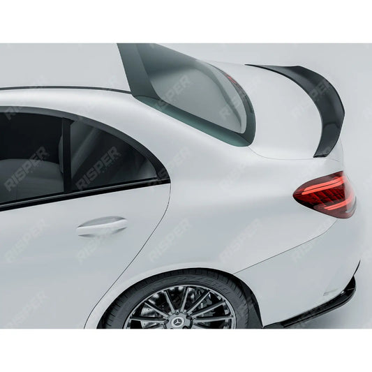 Mercedes C-Class W205 2014-2019 PSM Style Ducktail Spoiler In Gloss Black Spoiler