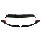 Mercedes C - Class W205 2015 - 2018 'C63S Brabus Style' Front Splitter Lip In Gloss Black