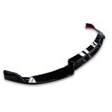 Mercedes C - Class W205 2019 - 2022 Facelift 'C63S Brabus Style' Front Splitter Lip - Gloss Black