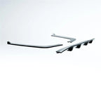 MERCEDES C CLASS W206 AMG LINE 2022+ REAR DIFFUSER WITH CORNER SPLITTERS - GLOSS BLACK Diffuser