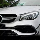 MERCEDES CLA C117 AMG LINE 2016-2019 FRONT SPLITTER LIP WITH CANARDS IN GLOSS BLACK Front Splitter