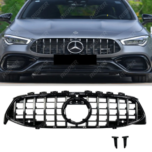 Mercedes CLA C118 2020+ GT Grill In Full Gloss Black Grilles