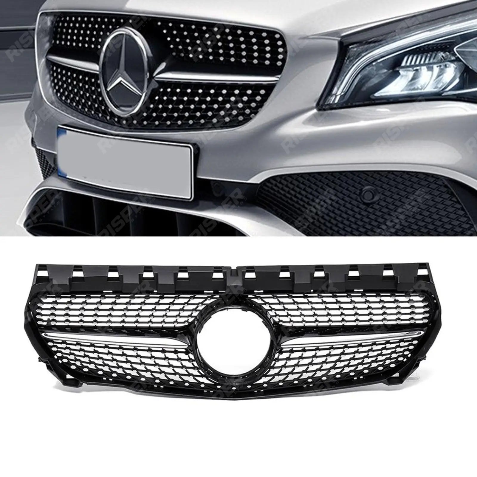 Mercedes CLA W117 2013 - 2015 Front Grill - Diamond Style Main image