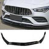 Mercedes CLA W118 2020+ Gloss Black ’CLA45S AMG Style’ Front Splitter Lip Front Splitter