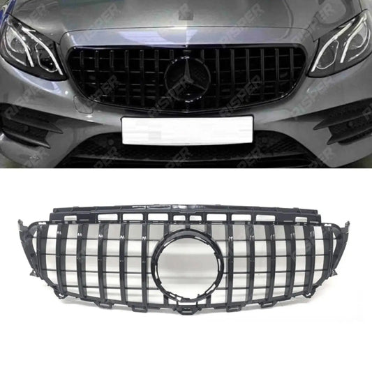 Mercedes E - Class W213 17 - 20 - Gloss Black GT Panamericana Grill