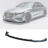 Mercedes E Class W214 2024+ Front Splitter Lip In Gloss Black Front Splitter