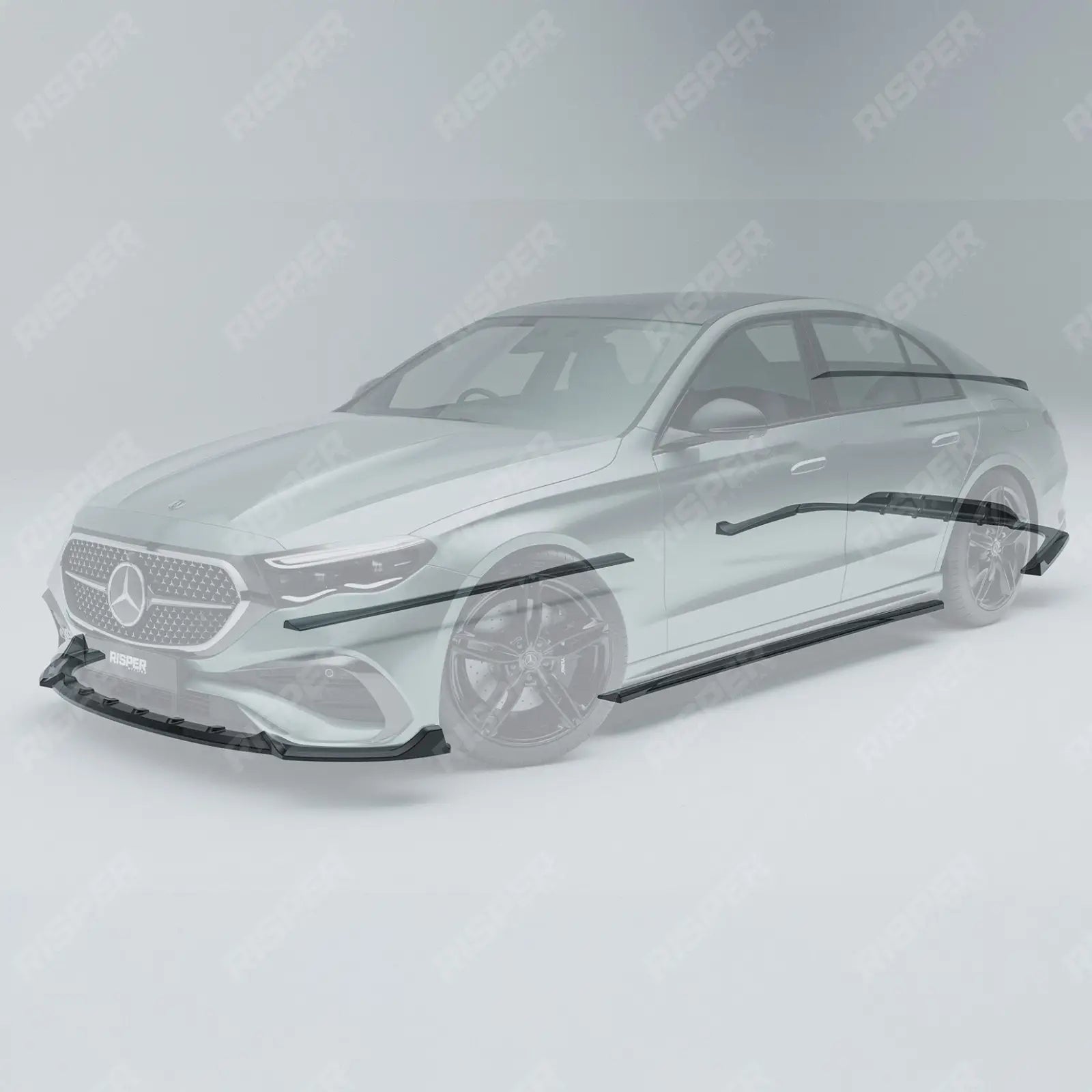 Mercedes E Class W214 2024+ Full Aero Body Kit In Gloss Black Aero Kit