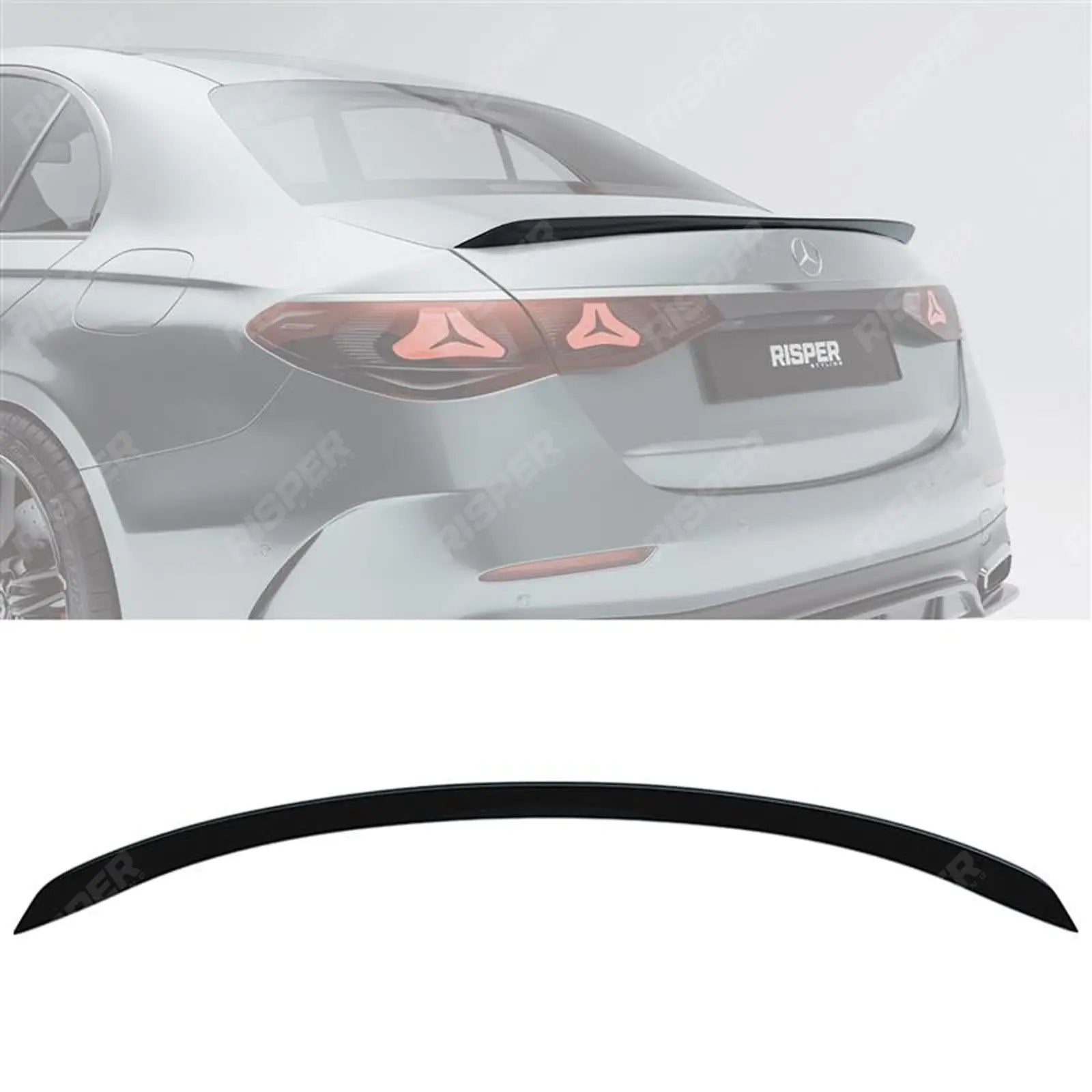 Mercedes E Class W214 2024+ Rear Spoiler E63s Style In Gloss Black Spoiler