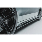 Mercedes E Class W214 2024+ Side Skirt Splitters In Gloss Black Side Skirt Splitters