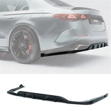 Mercedes E Class W214 AMG Line 2024+ Rear Diffuser With Corner Splitters Diffuser