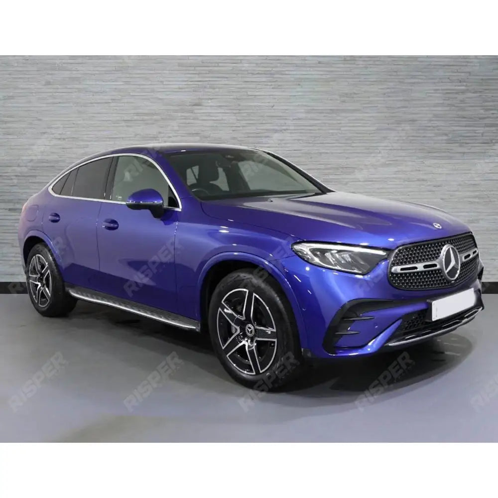 Mercedes GLC 2023 Onwards - Silver Side Step Running Boards