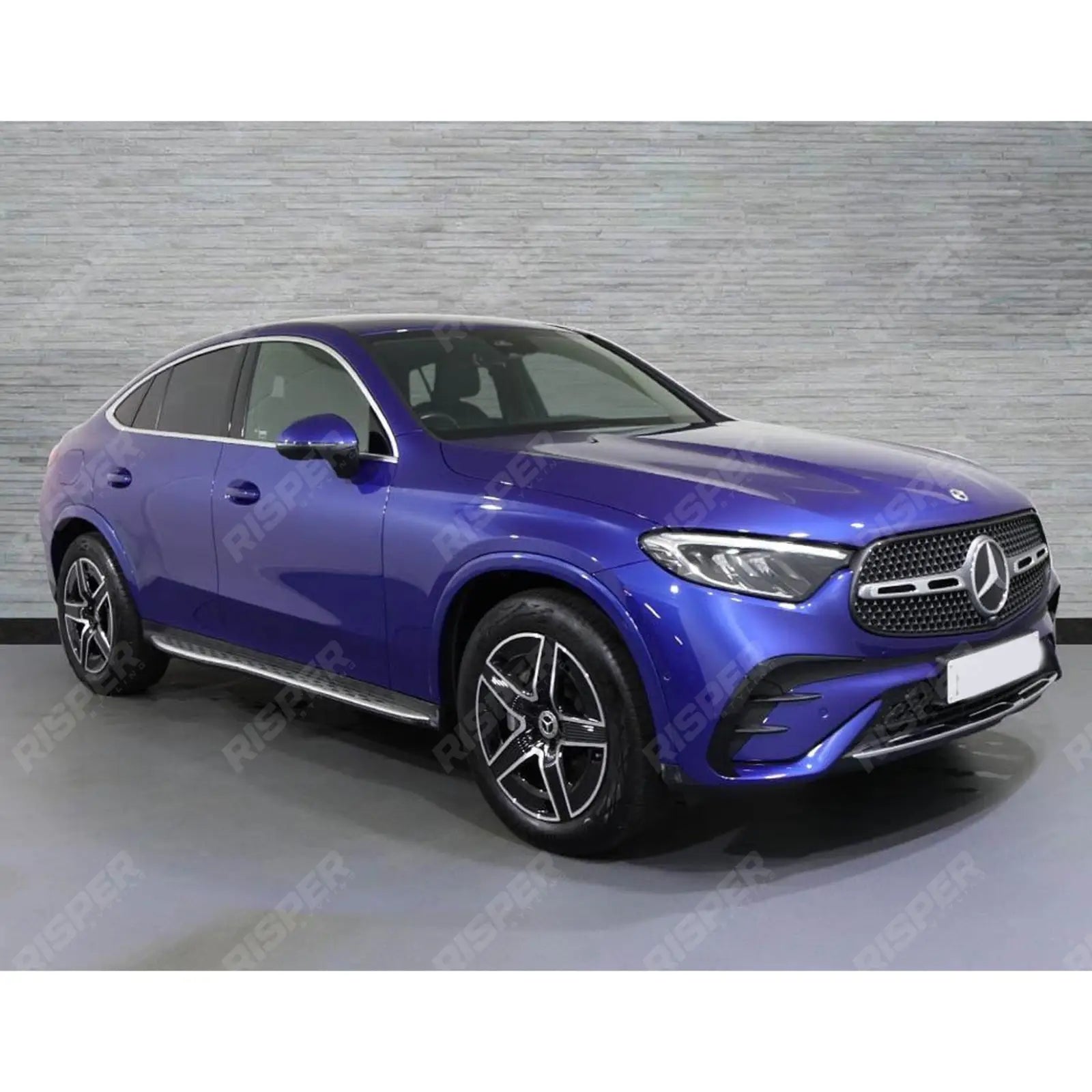 Mercedes GLC 2023 Onwards - Silver Side Step Running Boards