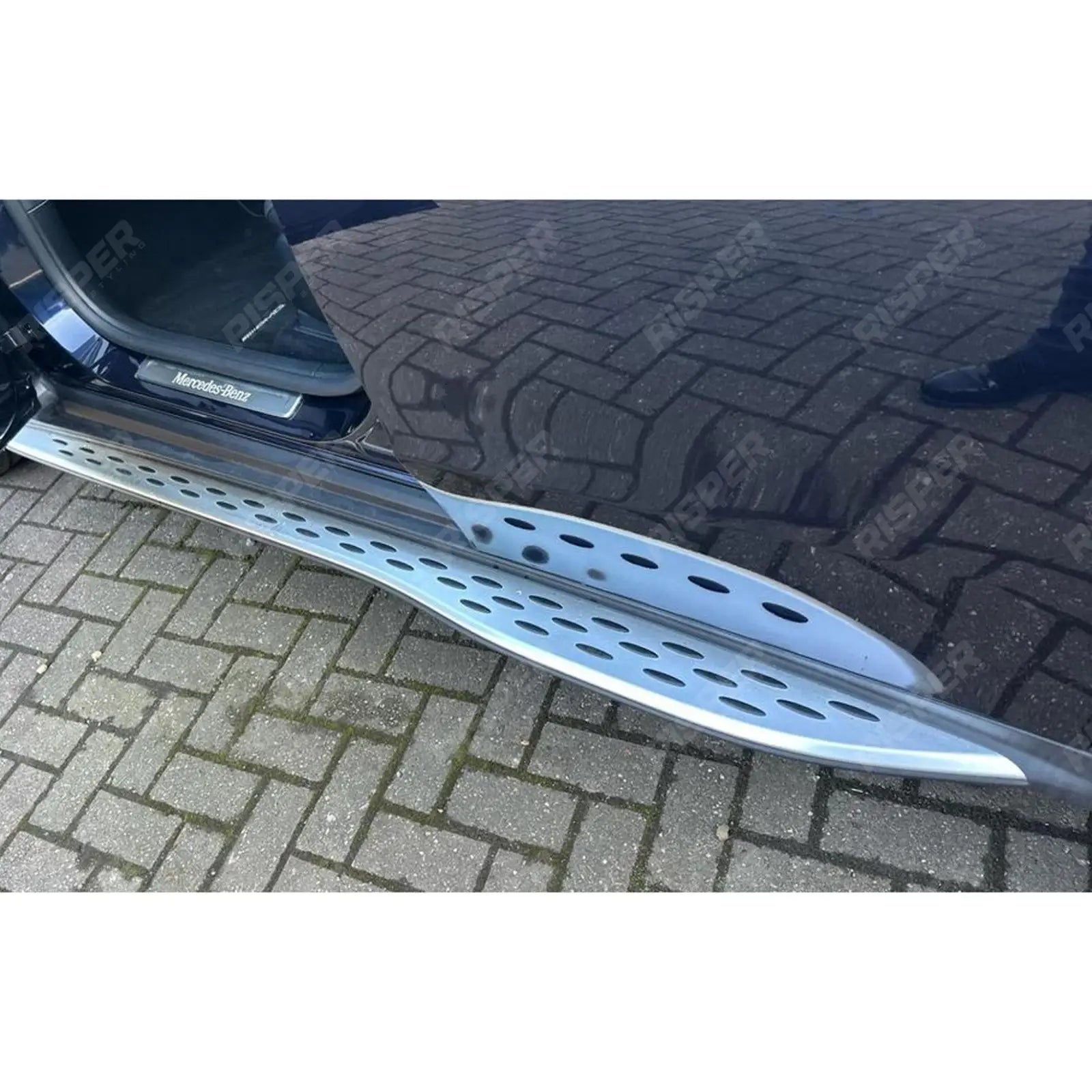 Mercedes GLC 2023 Onwards - Silver Side Step Running Boards