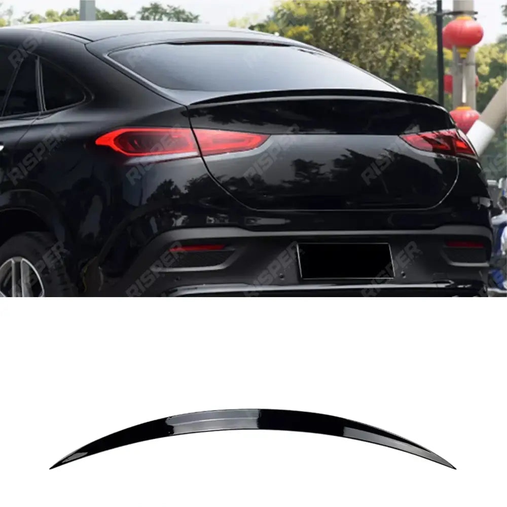 Mercedes GLE Coupe C167 2020+ Rear Spoiler Lip In Gloss Black Spoiler