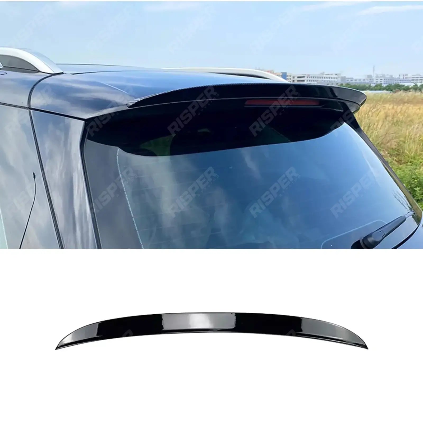 Mercedes GLE W167 2019+ Rear Spoiler In Gloss Black Spoiler Main image